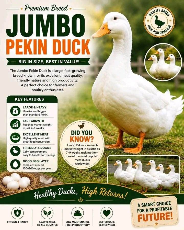 Pekin Ducks (Jumbo)