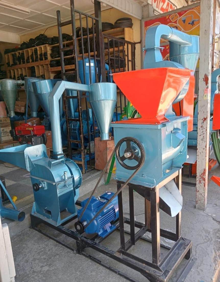 Grade 1 Posho Mill Set on 1 Stand (10HP Motor)