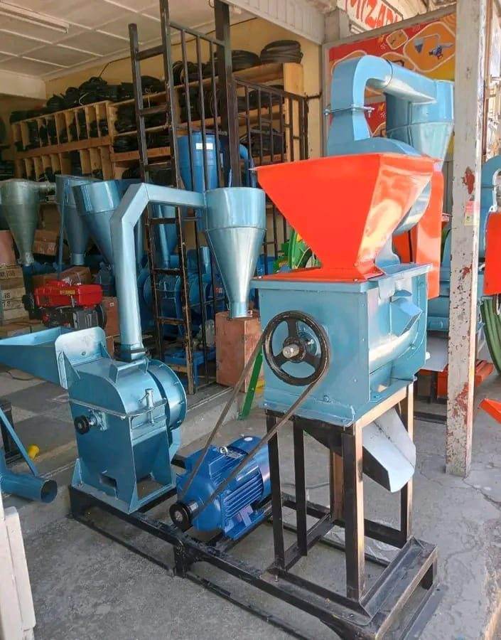 Grade 1 Posho Mill Set on 1 Stand (7.5HP Motor)